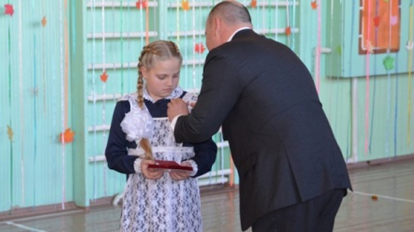 В Пензенской области школьнице вручили медаль за спасение людей