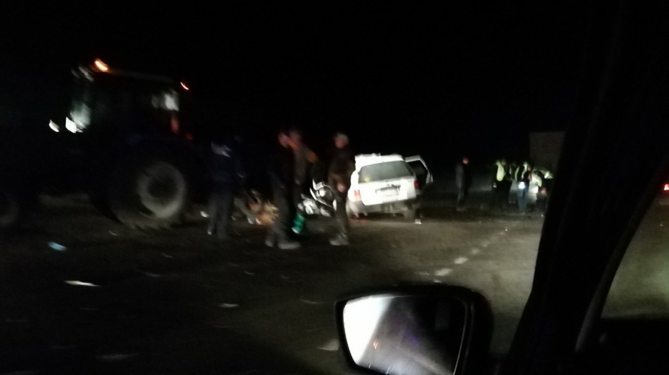 На трассе под Сердобском иномарка влетела в КамАЗ, водитель погиб