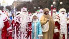 В Пензе Деды Морозы устроили ежегодное шествие в центре города