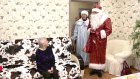 Пензячку с 90-летием поздравили Дед Мороз со Снегурочкой