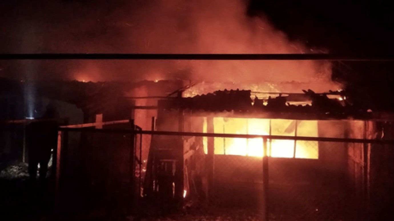 В Сердобском районе выясняют причину пожара в жилом доме
