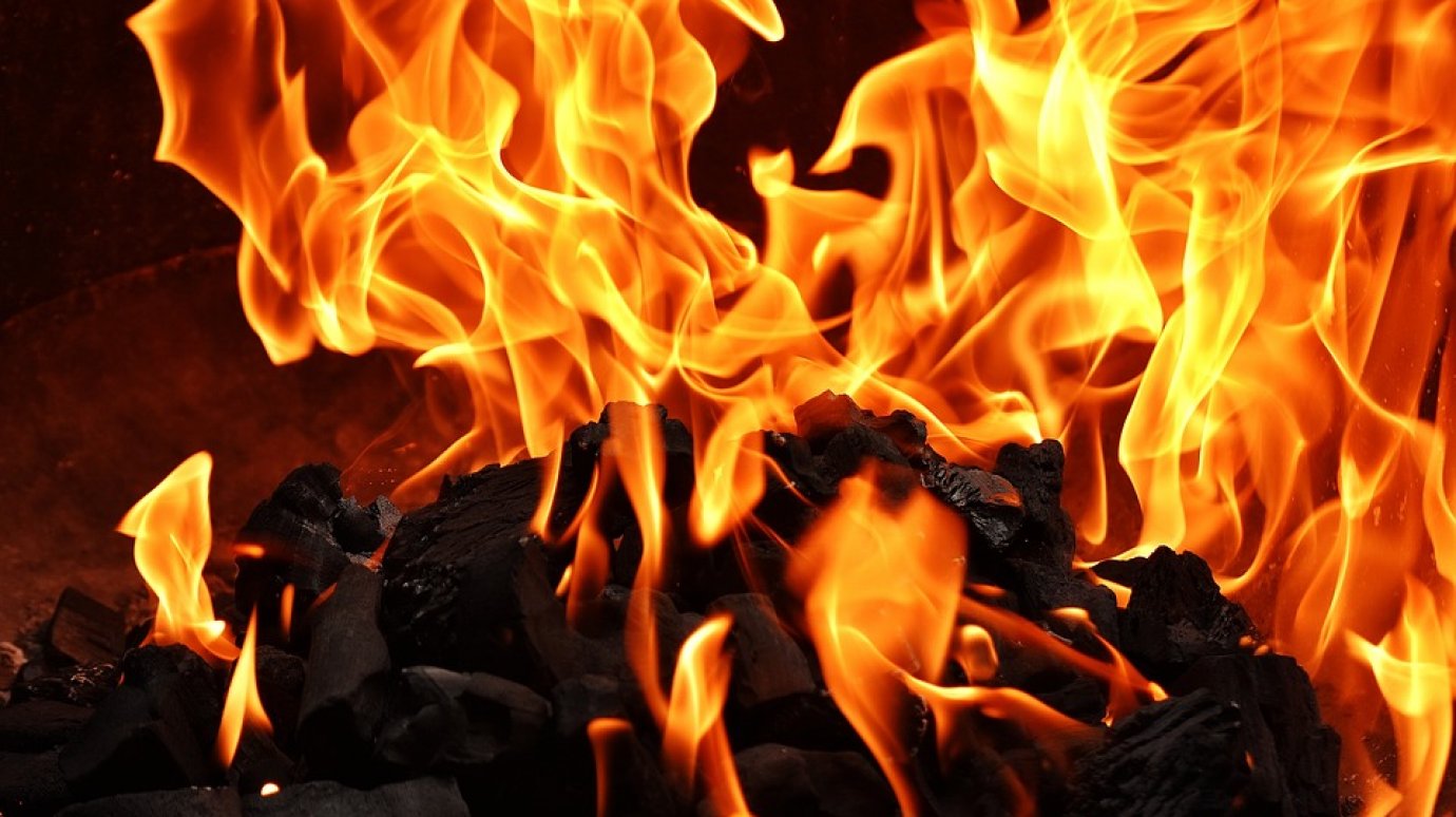 В Мокшанском районе ночной пожар уничтожил «десятку»