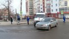 В Пензе на перекрестке столкнулись машина скорой помощи и легковушка