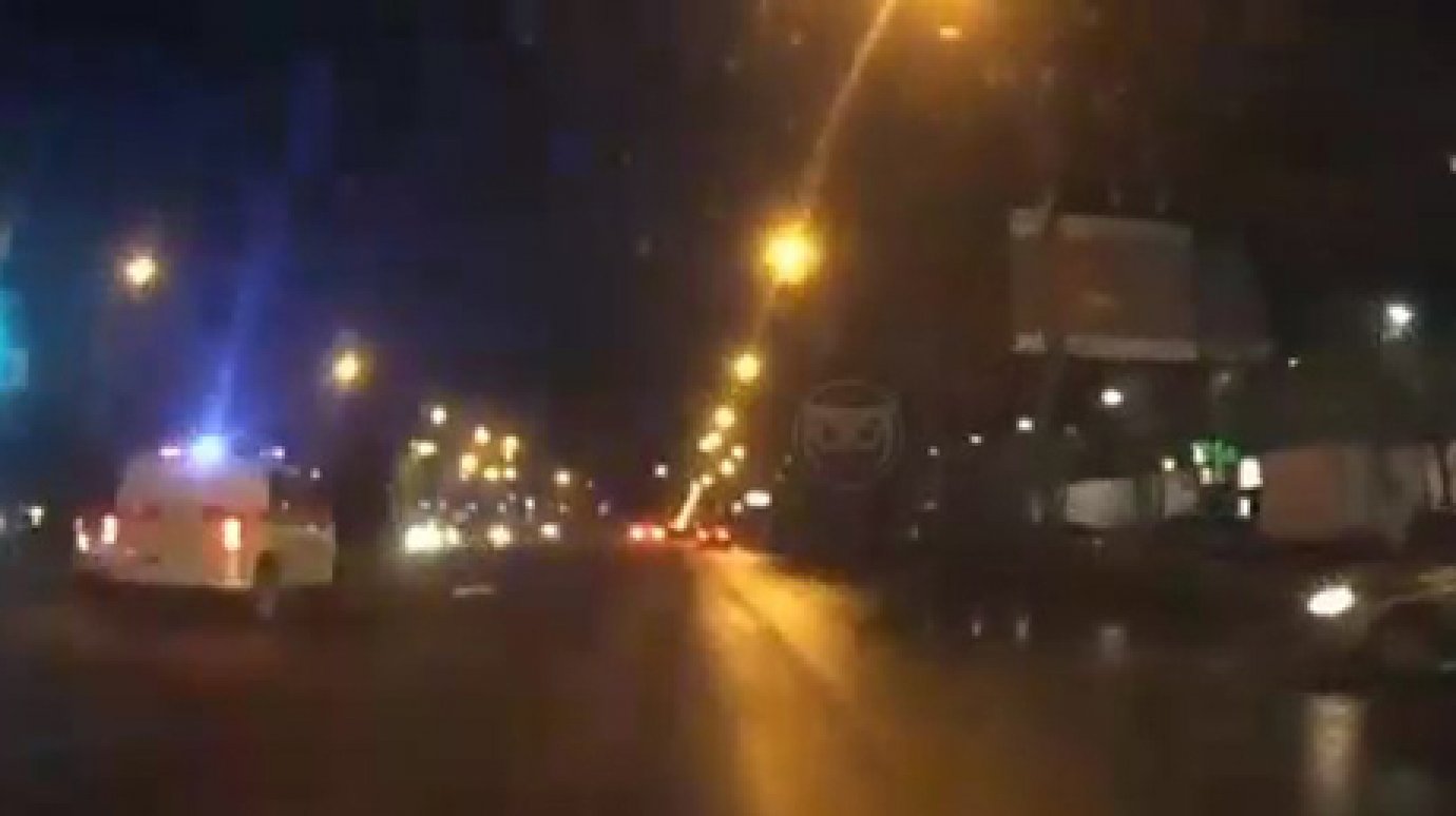 ДТП с участием полицейского «Патриота» попало на видео