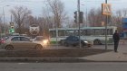 ДТП с автобусом спровоцировало затор в микрорайоне ГПЗ-24