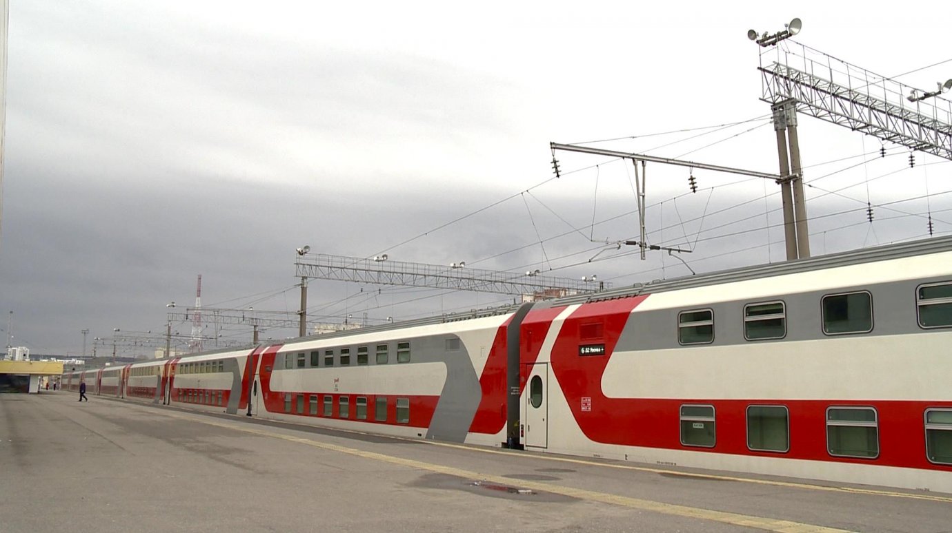 Двухэтажный поезд «Сура» опоздал в Пензу почти на три часа