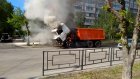 Загоревшийся МАЗ на улице Мира в Пензе тушили 8 человек