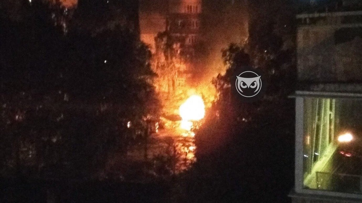 Пензенцы сообщили о ночных поджогах автомобилей в Арбекове