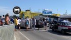 На ул. Ново-Терновской в серьезную аварию попали три автомобиля