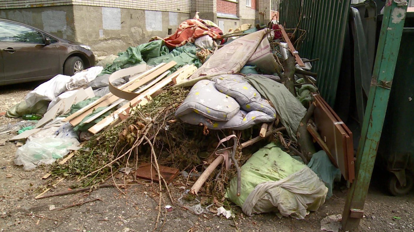 Пензячка раскритиковала уборку контейнеров после мусорной реформы