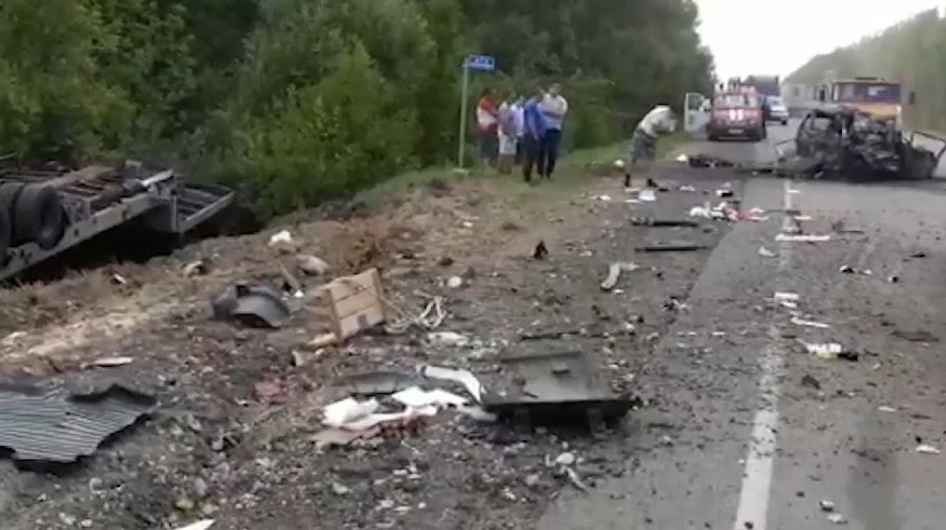 В Спасском районе в ДТП погибло 4 человека, в том числе дети