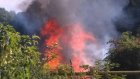 На станции Арбеково горящий дом тушили 9 пожарных