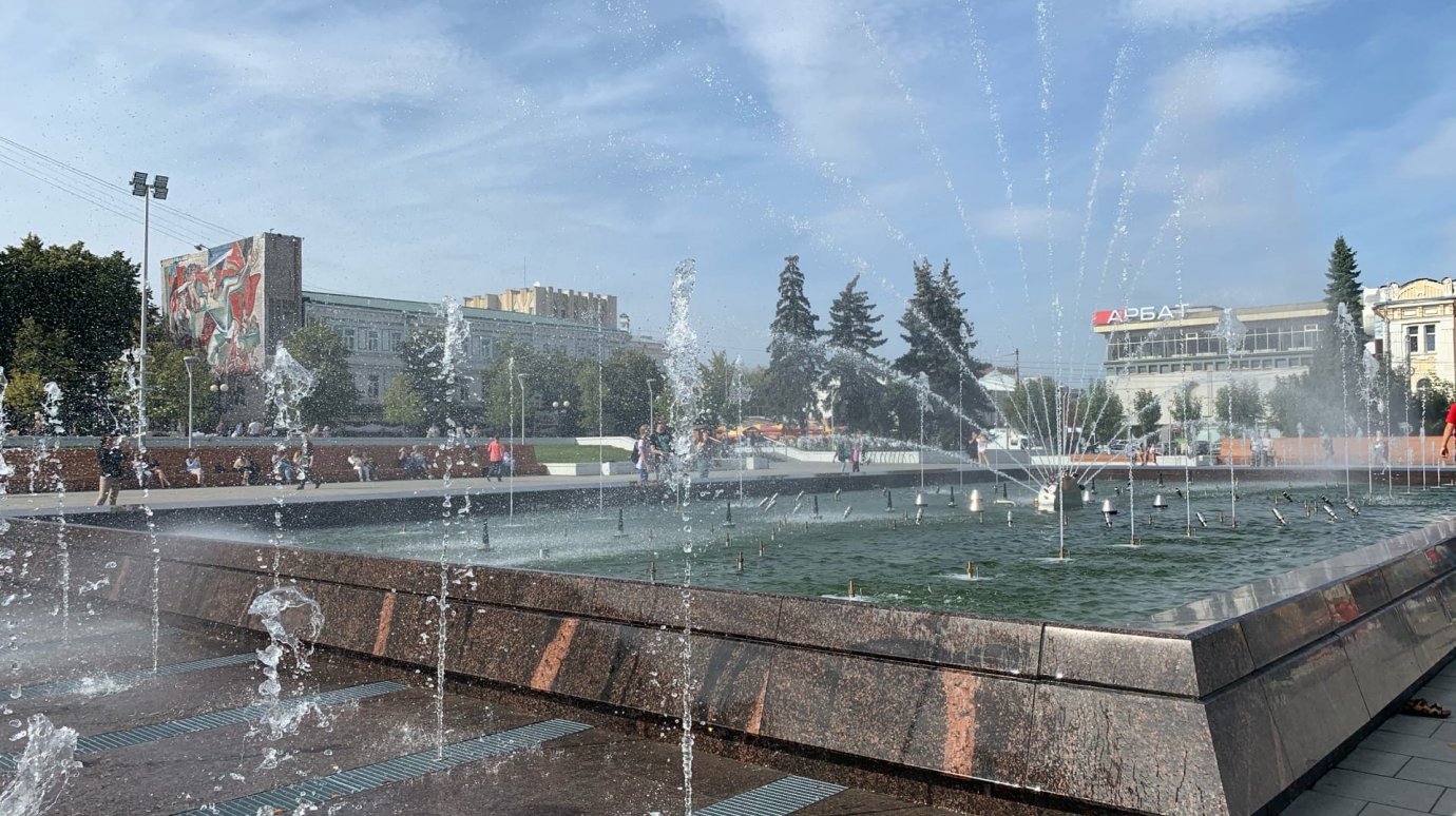 Стал известен график работы фонтана на улице Московской