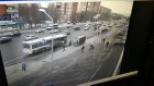 Появилось видео момента ДТП на пр-те Победы, унесшего жизнь пешехода