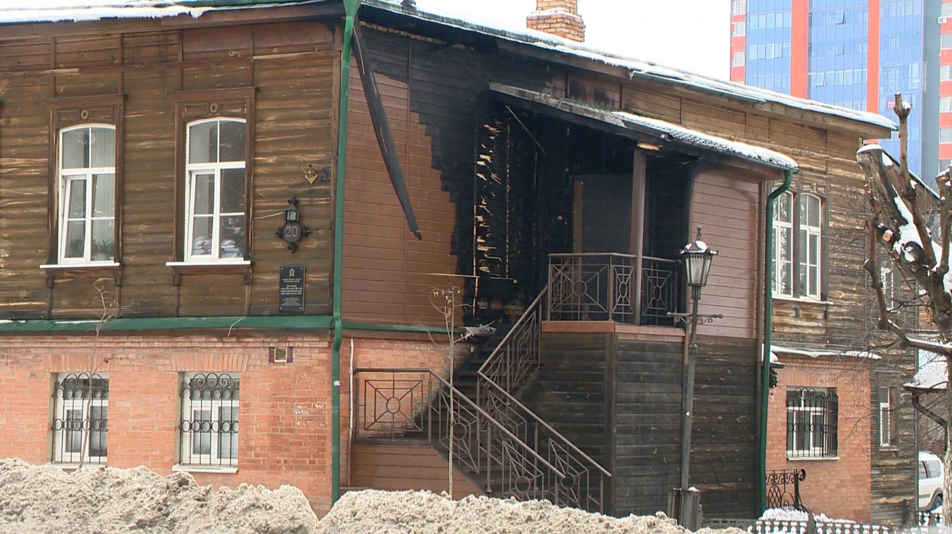 Озвучены предварительные сведения о пожаре в «Доме книголюба»