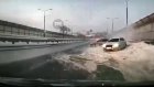 ДТП с Audi и Renault на Измайловском мосту попало на видео