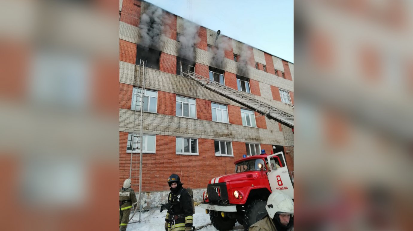 В санатории в Пензенской области произошел пожар