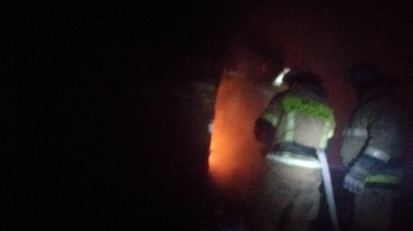В Кондоле при пожаре погибли два человека
