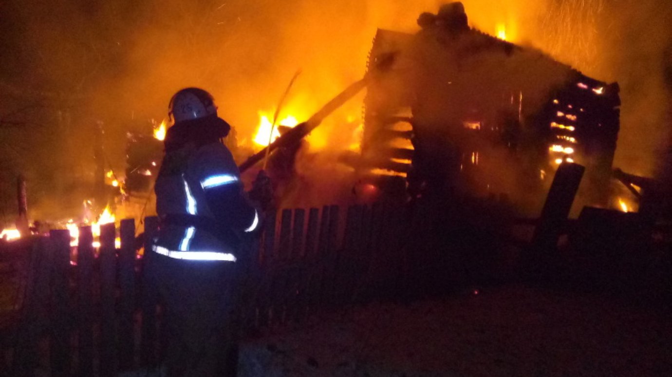 В Пензенской области после пожара нашли тела мужчины и женщины