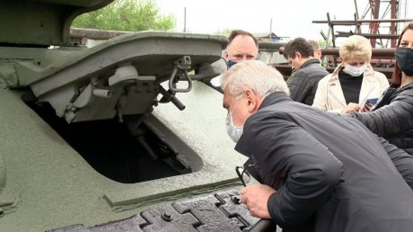Отремонтированный танк Т-34 может появиться на параде Победы в Пензе