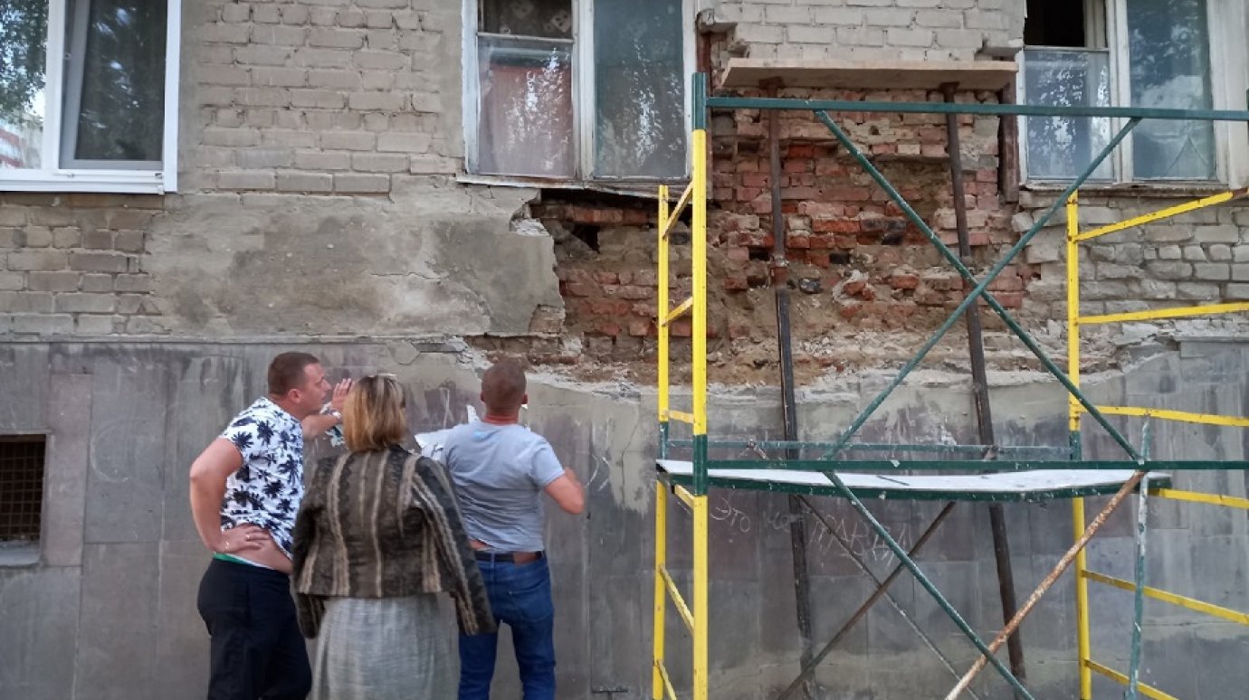Причины разрушения дома на Тамбовской выясняет прокуратура