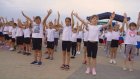 Спортивным дошколятам торжественно вручили значки ГТО
