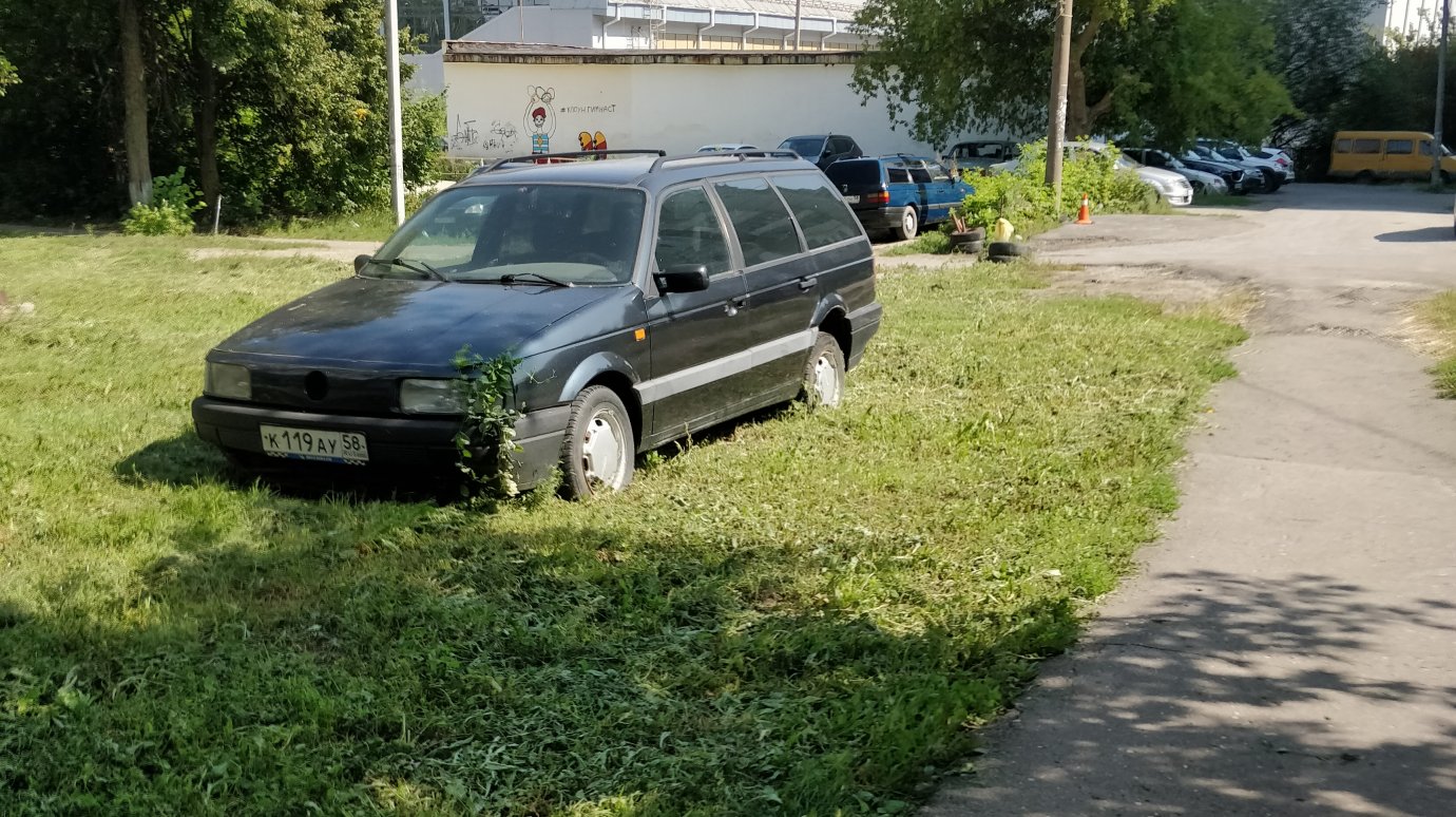 Гниет под окнами: пензенца возмутила парковка на газоне