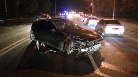 Машина из Пензенской области попала в автокатастрофу в Балакове