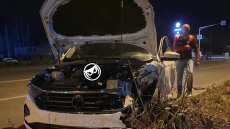 В ДТП у автодрома «Вираж» пострадал водитель Volkswagen