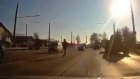 В Терновке водителя возмутил самокатчик, занявший левый ряд