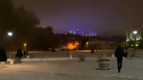 При пожаре на улице Новый Кавказ никто не пострадал