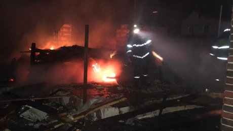 В поселке Заря взрывом газа уничтожило жилой дом