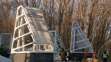 В Пензе готовятся к открытию стелы в сквере «40 лет Победы»