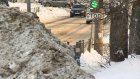Остановку на улице Рахманинова завалили снегом