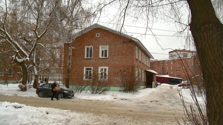 В Пензе высокое дерево угрожает целостности новой кровли