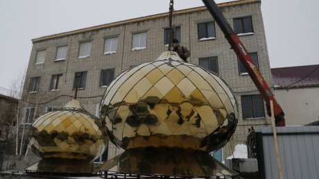 В Кузнецке освятят новые купола Вознесенского кафедрального собора