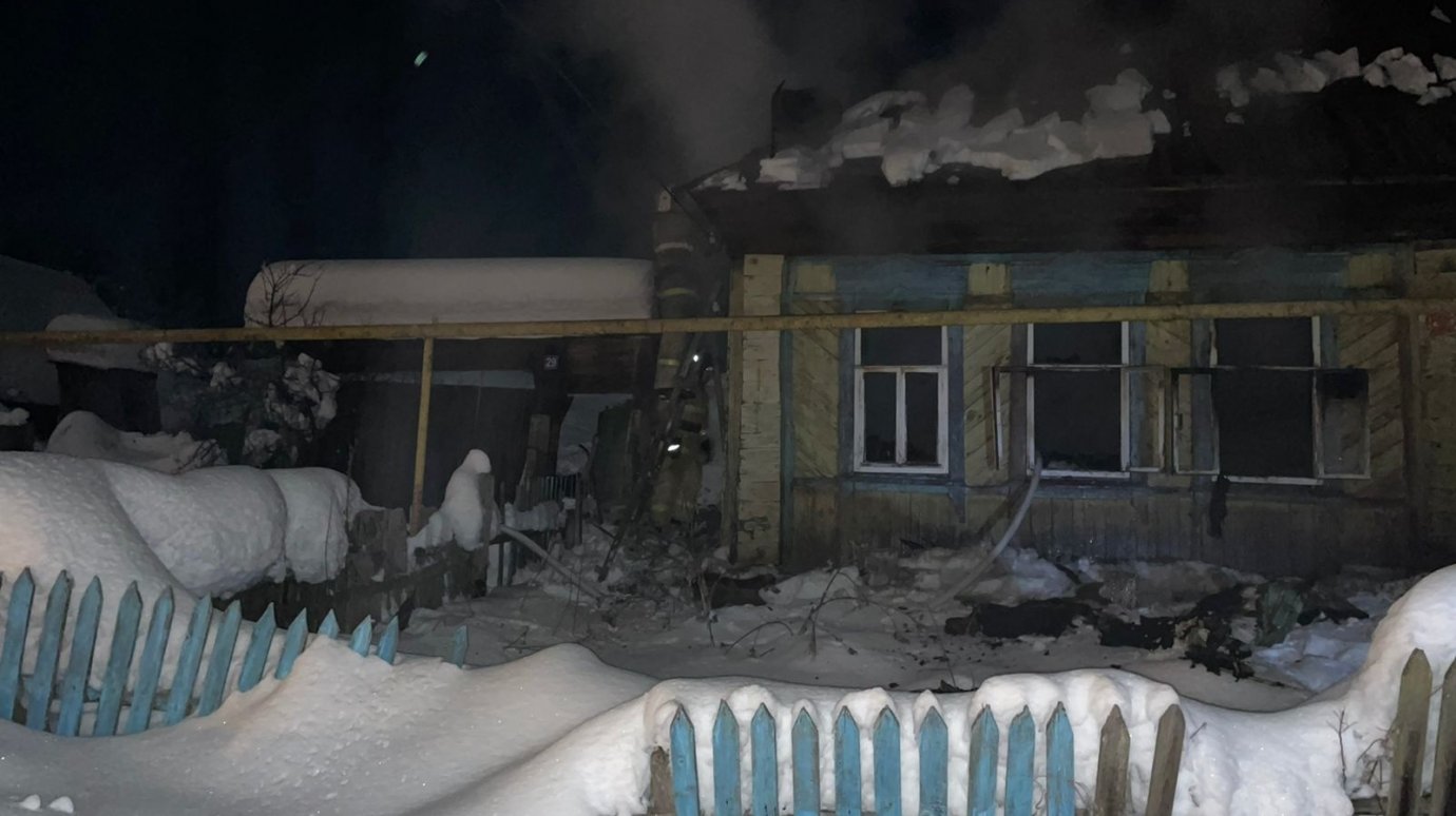 При пожаре в Сосновоборске погибли два человека