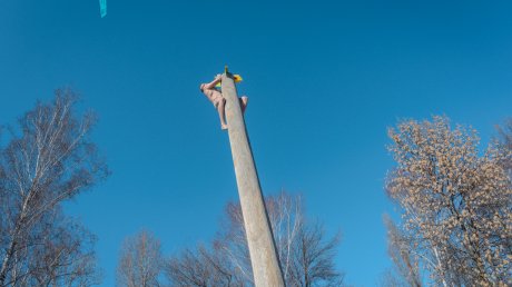 В Железнодорожном районе отметили широкую Масленицу