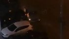 В Пензе водитель ВАЗа врезался в два припаркованных авто