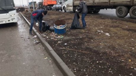 Из Железнодорожного района Пензы за день вывезли 47 кубометров мусора