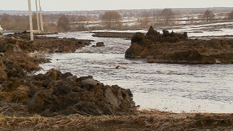 На село в Пензенском районе обрушились потоки воды