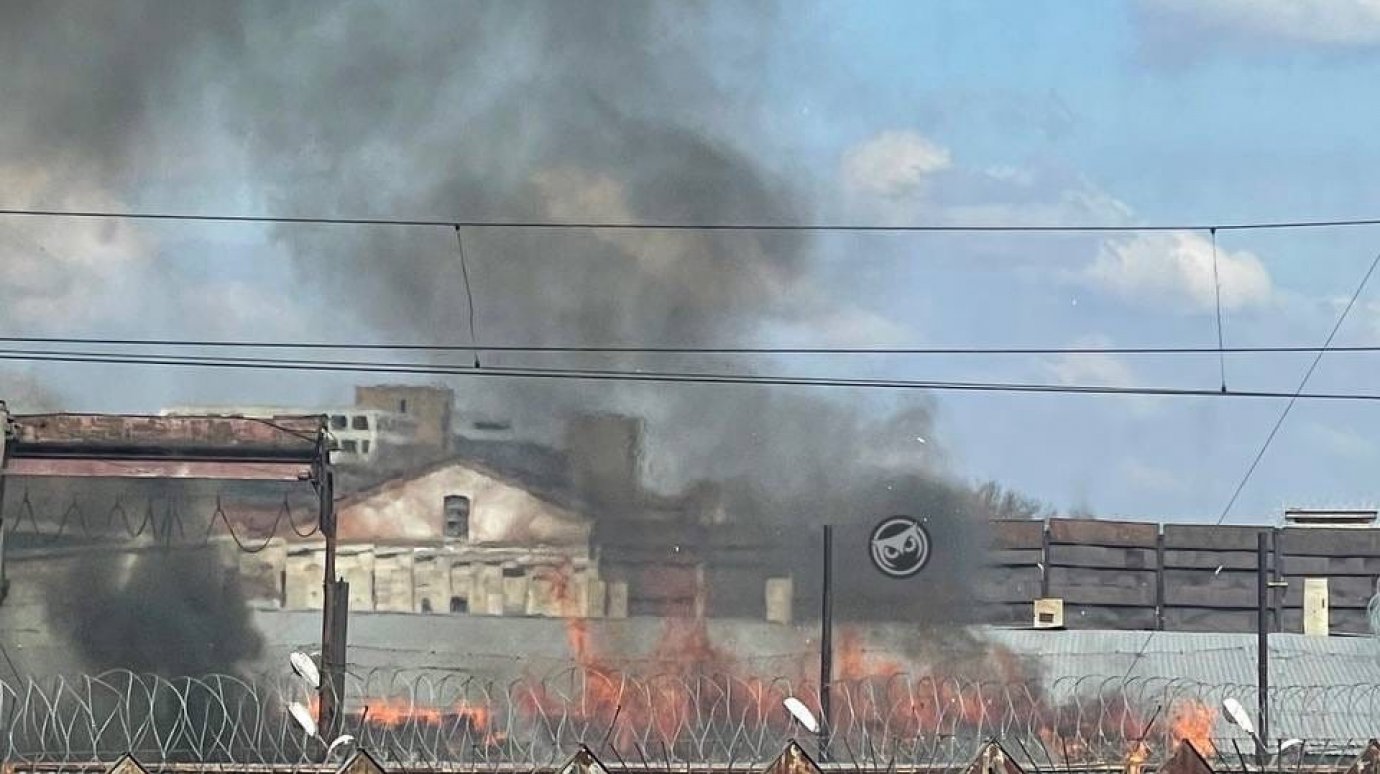 В исправительной колонии в Пензе случился пожар