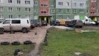 На ул. Ладожской водители превратили в парковку детскую площадку