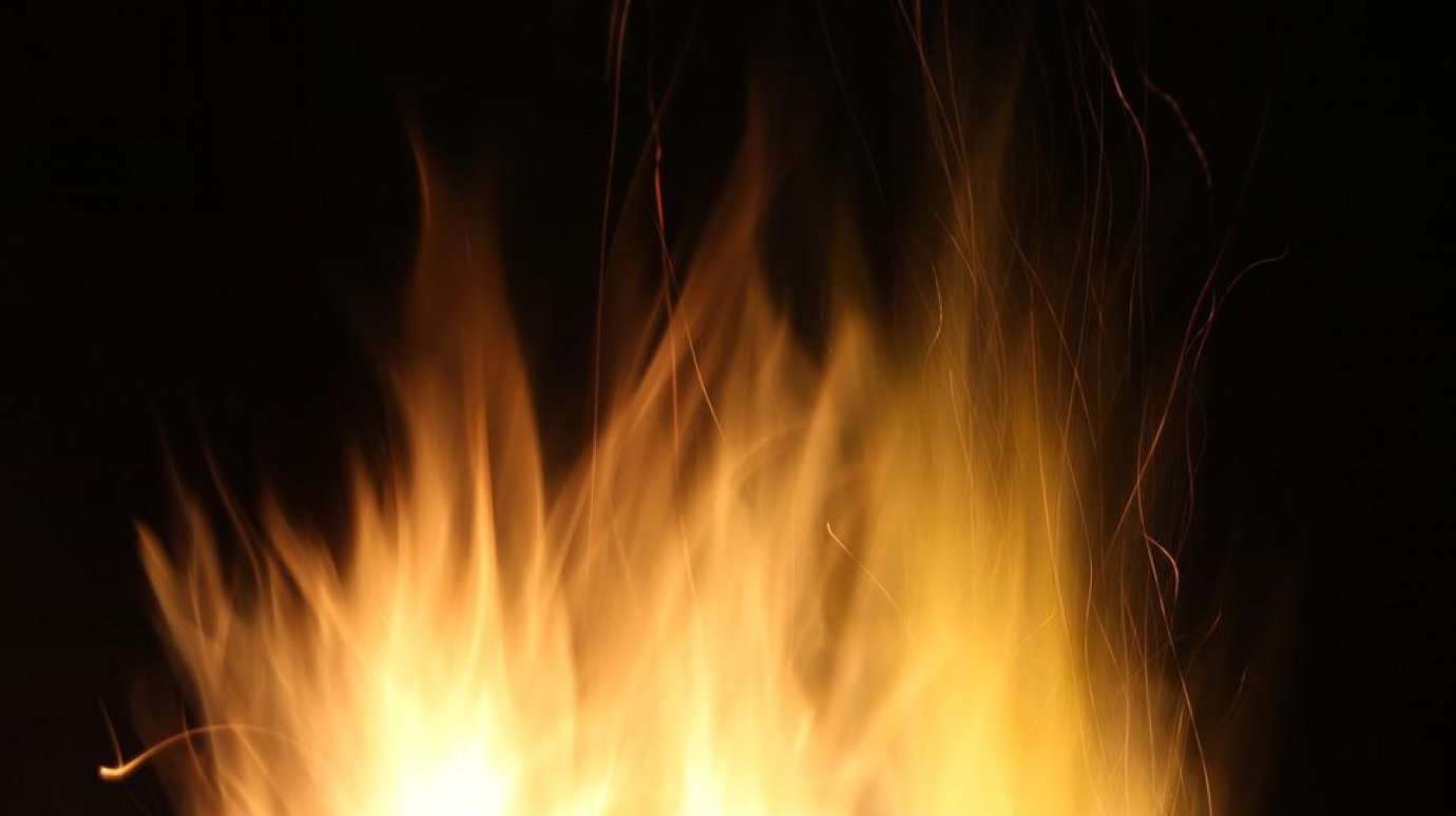 В Земетчине огонь уничтожил деревянный дом, погибла хозяйка