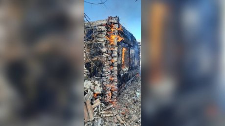 В селе в Пензенской области сгорели два дома
