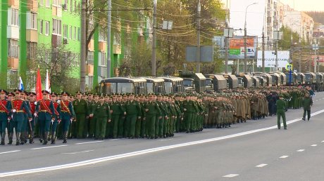 В Пензе состоялась генеральная репетиция парада Победы