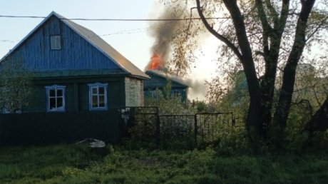В Сердобском районе вновь случился пожар