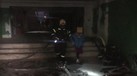 В числе спасенных из пожара в Нижнем Ломове - двое детей