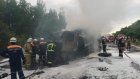 В Пензенской области устранили последствия ДТП с возгоранием
