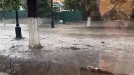 Улицы Пензы затопило из-за сильнейшего дождя